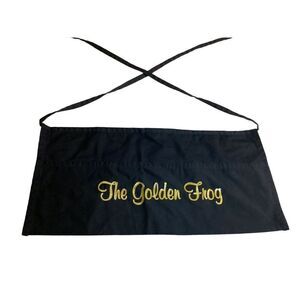 The Golden Frog Waitress Apron Server Bartender Service Industry